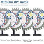 WinSpin Gears Spinning Wheel Tabletop, 24"