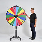 WinSpin 48" Rolling Stand Prize Wheel Color