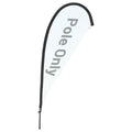 Yescom Teardrop Flag Pole Kit - 10 Sets, Base Type Options