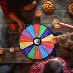 WinSpin 20" Prize Wheel Tabletop Lay Flat with Bald Eagle