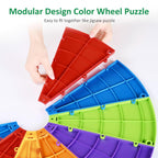 WinSpin 24" 14 Slot Floor Stand Color Clicker Dry Erase Prize Wheel