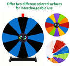 WinSpin 24" Modular Dry Erase Spin Wheel Customizable Color Slots(12)