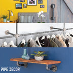 1 in. x 6 in. Black Pipe