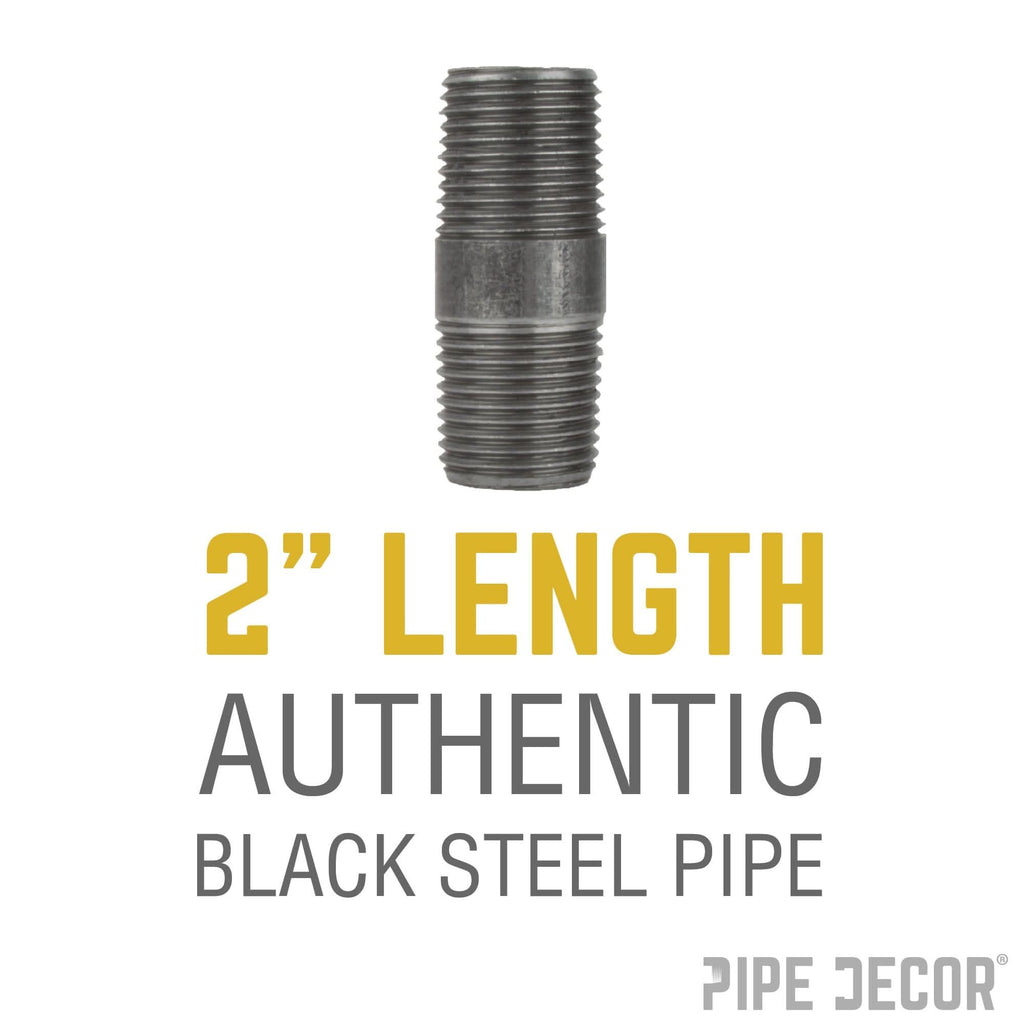 1 1/4 in. x 2 in. Black Pipe