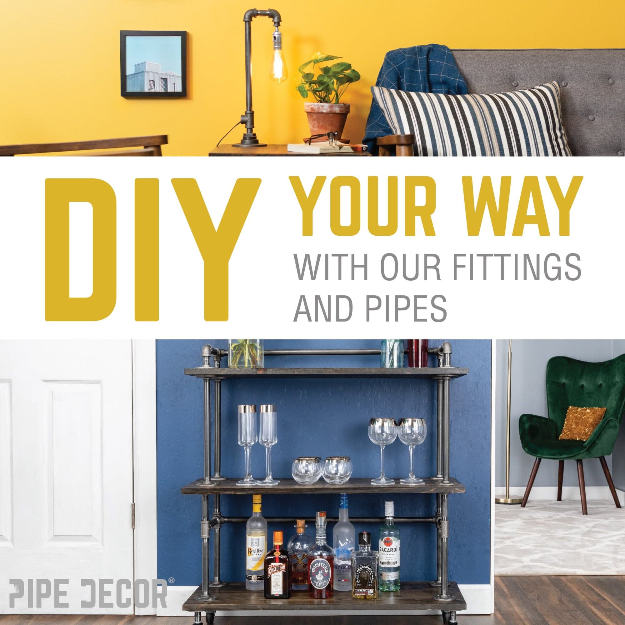 1/2 in. x 1 1/2 in. Black Pipe