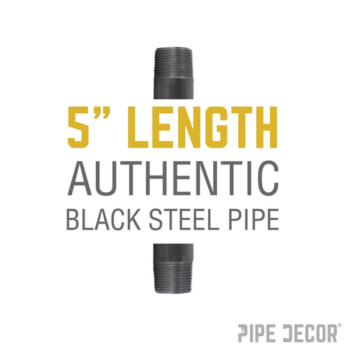 1/4 in. x 5 in. Black Pipe