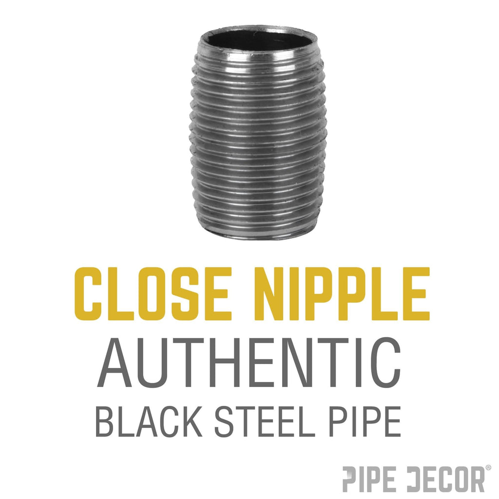 1/4 in. Close Black Pipe