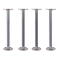 1/2 in. x 12 in. Round Flange Pipe Table Legs - 4 Pack