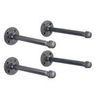 1/2 in. x 12 in. Shelf Bracket Kit, 4 Pack