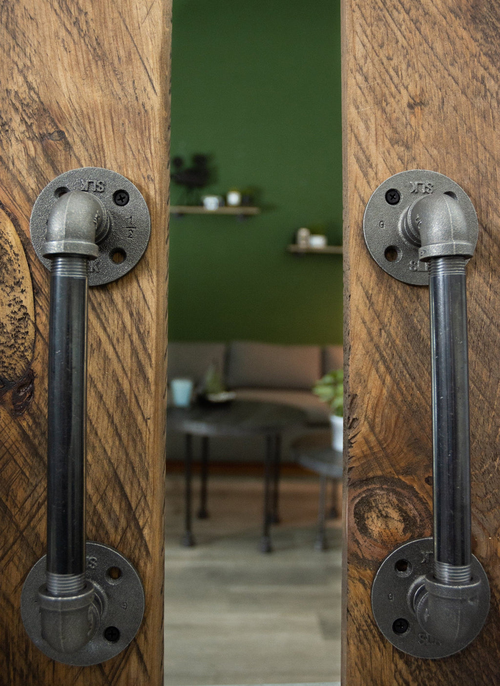 1/2 in. x 8 in. Barn Door Handle - 12.5 in. L