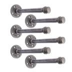 1/2 in. x 8 in. Shelf Bracket Kit, 6 Pack