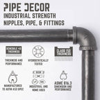 1/2 in. x 3 in. Double Flange Angled Bracket Kit, 4 Pack