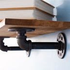 1/2 in. x 4 in. Double Flange Shelf Bracket, 4 Pack