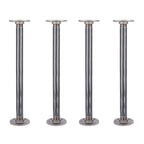 1 in. x 24 in. Round Flange Pipe Table Legs - 4 Pack