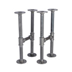 3/4 in. H Round Flanges Pipe Kit for Bench Legs