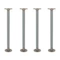 ¾ in. x 18 in. Round Flange Pipe Table Legs - 4 Pack