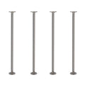 ¾ in. x 30 in. Round Flange Pipe Table Legs - 4 Pack