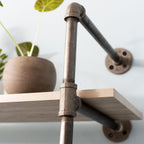 4 -Tier Floor Mounted Shelf By PIPE DECOR