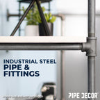 4 -Tier Wall Mounted Shelf By PIPE DECOR