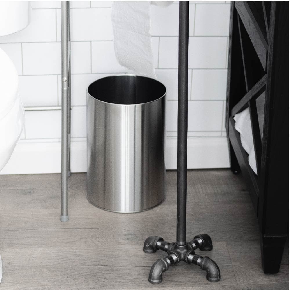 28.75 in. Freestanding Toilet Paper Holder By PIPE DECOR