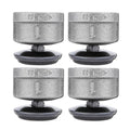 Furniture Leg Levelers for 1” Pipe Legs (4 Pack)
