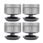 Furniture Leg Levelers for 1” Pipe Legs (4 Pack)