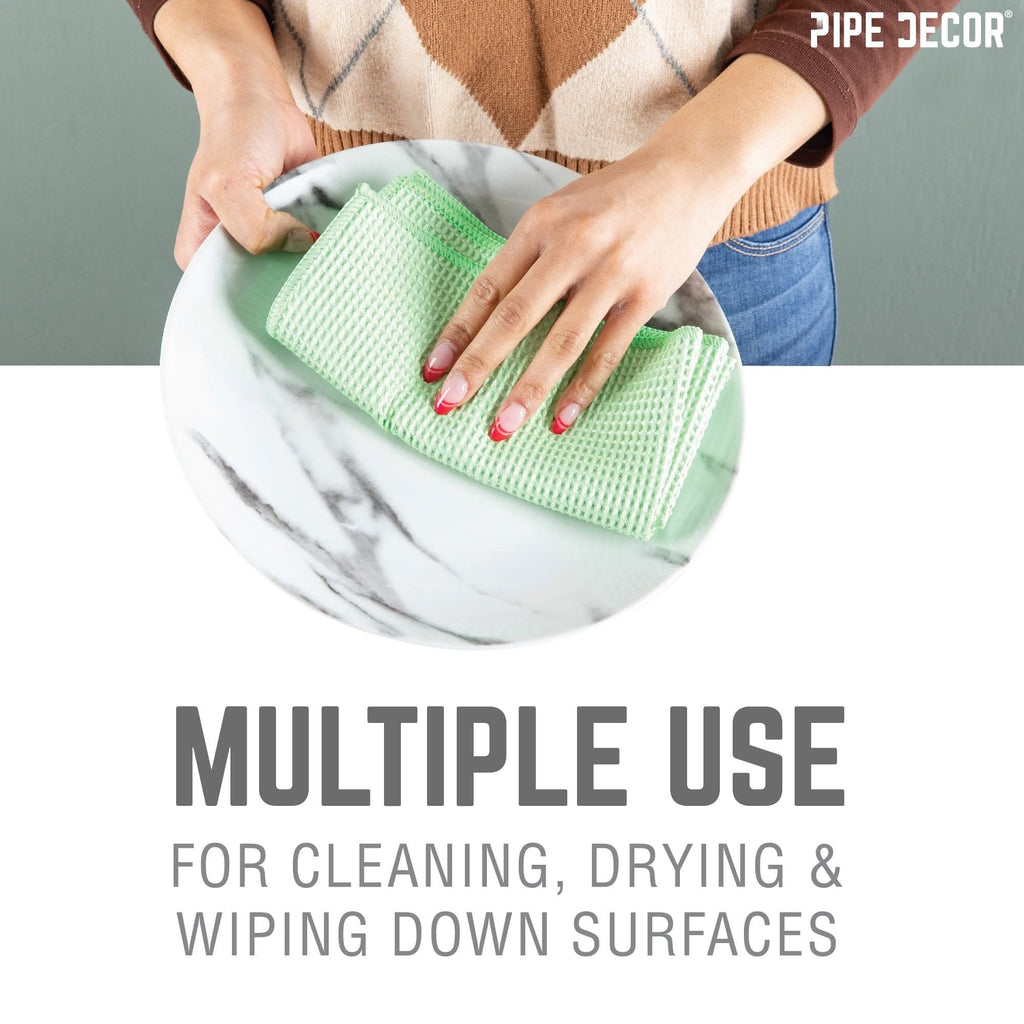 Microfiber Cleaning Cloth, Multi-purpose Lint-Free Towels, 12-Pack