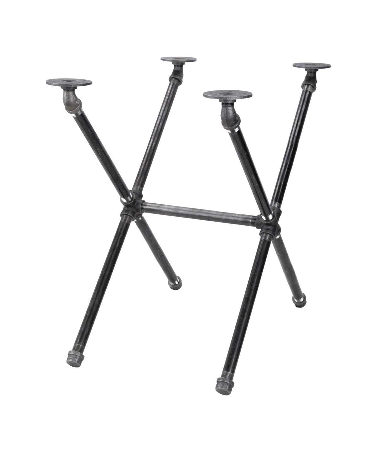 Criss Cross End Table By PIPE DECOR