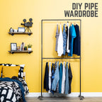 Freestanding Double Clothing Rack