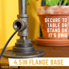 Torch Table Lamp By PIPE DECOR