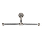 Wall-Mounted Tee-Style Pipe Clothing Rack