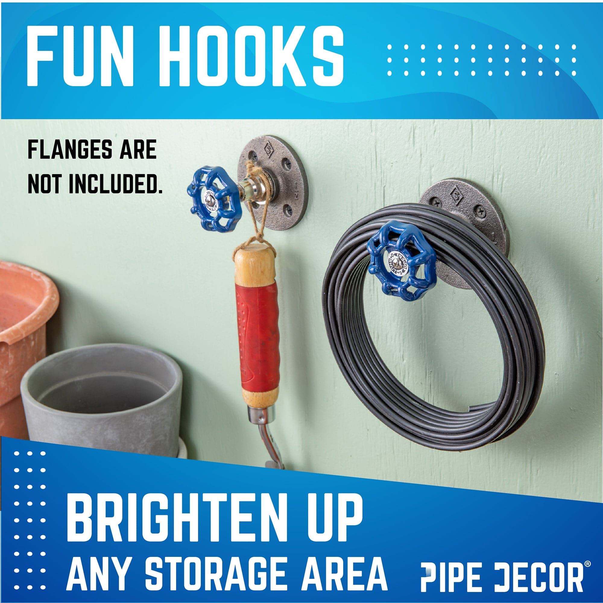 Blue Industrial Spigot Handle (2-Pack)