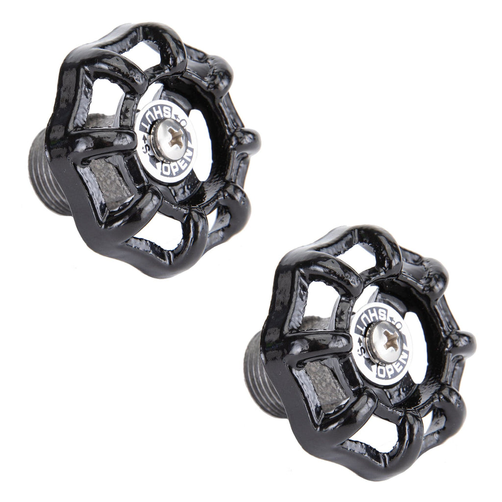 Black Industrial Spigot with Plug (2-Pack)
