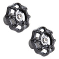 Black Industrial Spigot with Plug (2-Pack)