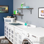 RESTORE Boulder Black 36 in. Live Edge Wood Shelf (Wood Only)