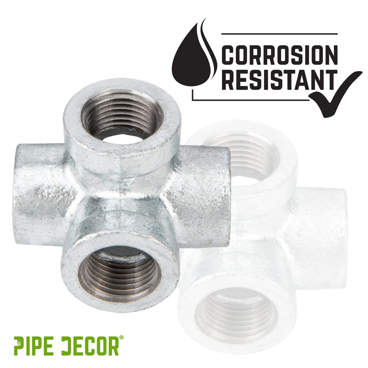 3/4 in. Galvanized 6-Way Fitting