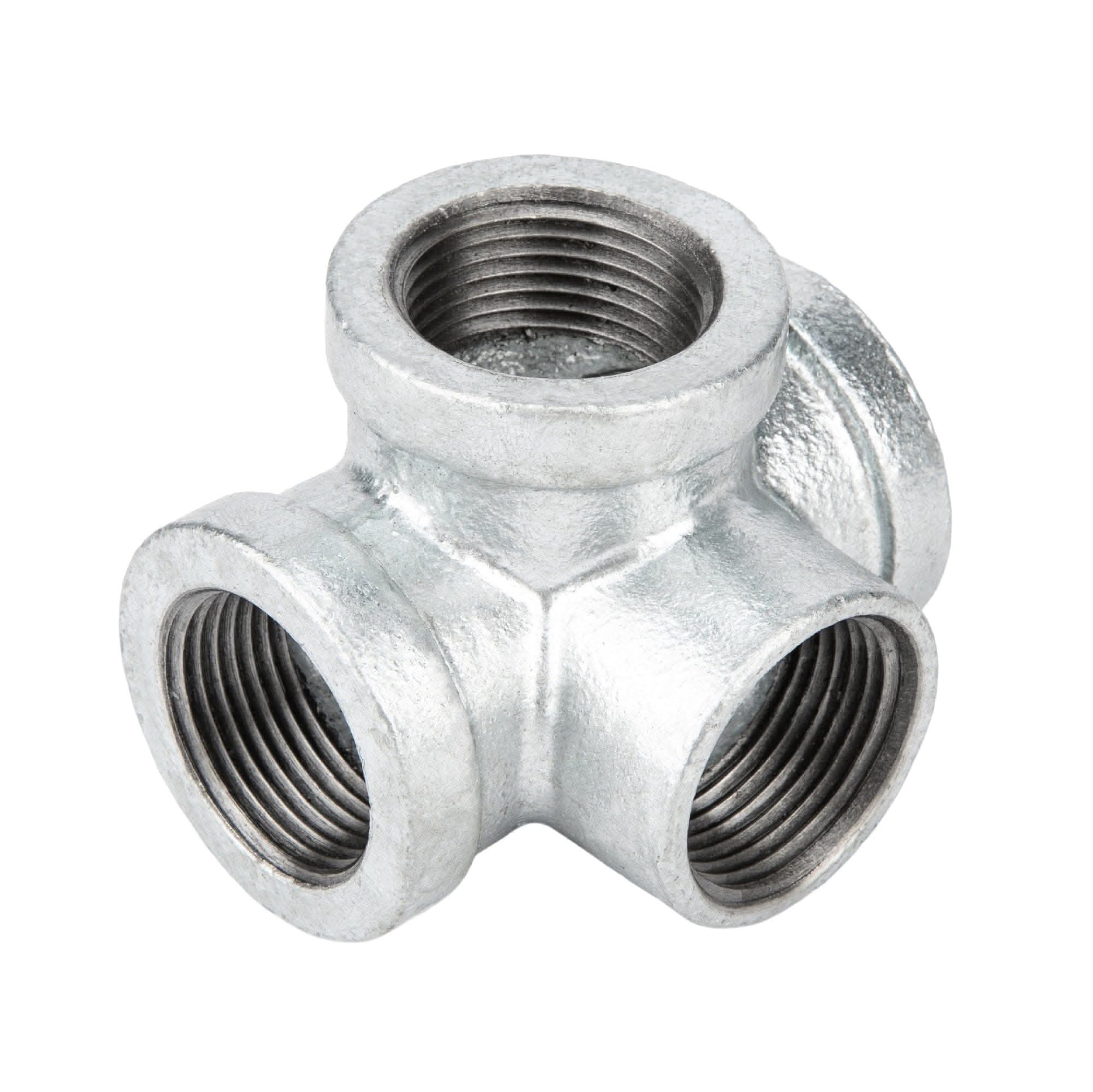 1 in. Galvanized Iron Side Outlet Tee