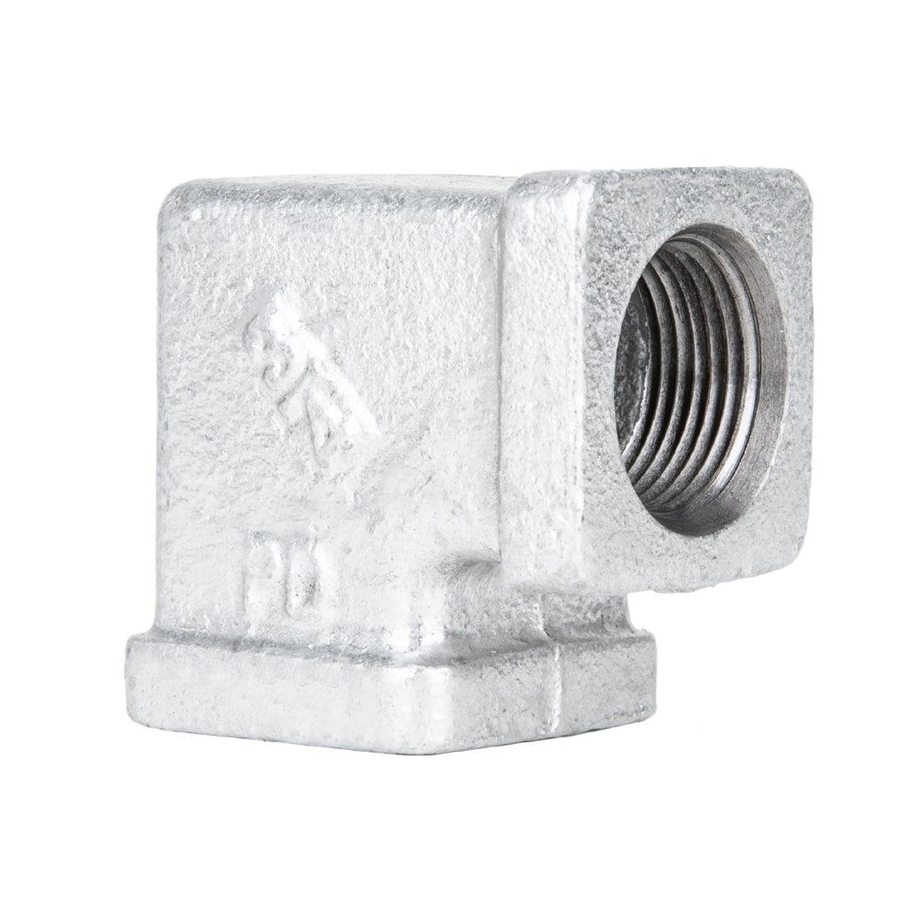 3/4 in. Galvanized Square 90 Degree Elbow