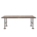 RESTORE Trail Brown Solid Live Edge Wood Accent Bench