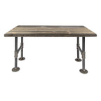 RESTORE Boulder Black Solid Wood Coffee Table