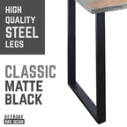 Skyline Riverstone Grey Solid Wood Desk with 28 in. Landscape Legs