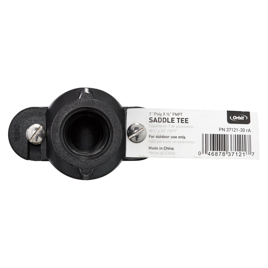 1" x 1/2" PVC Pipe Saddle Tee | 37121