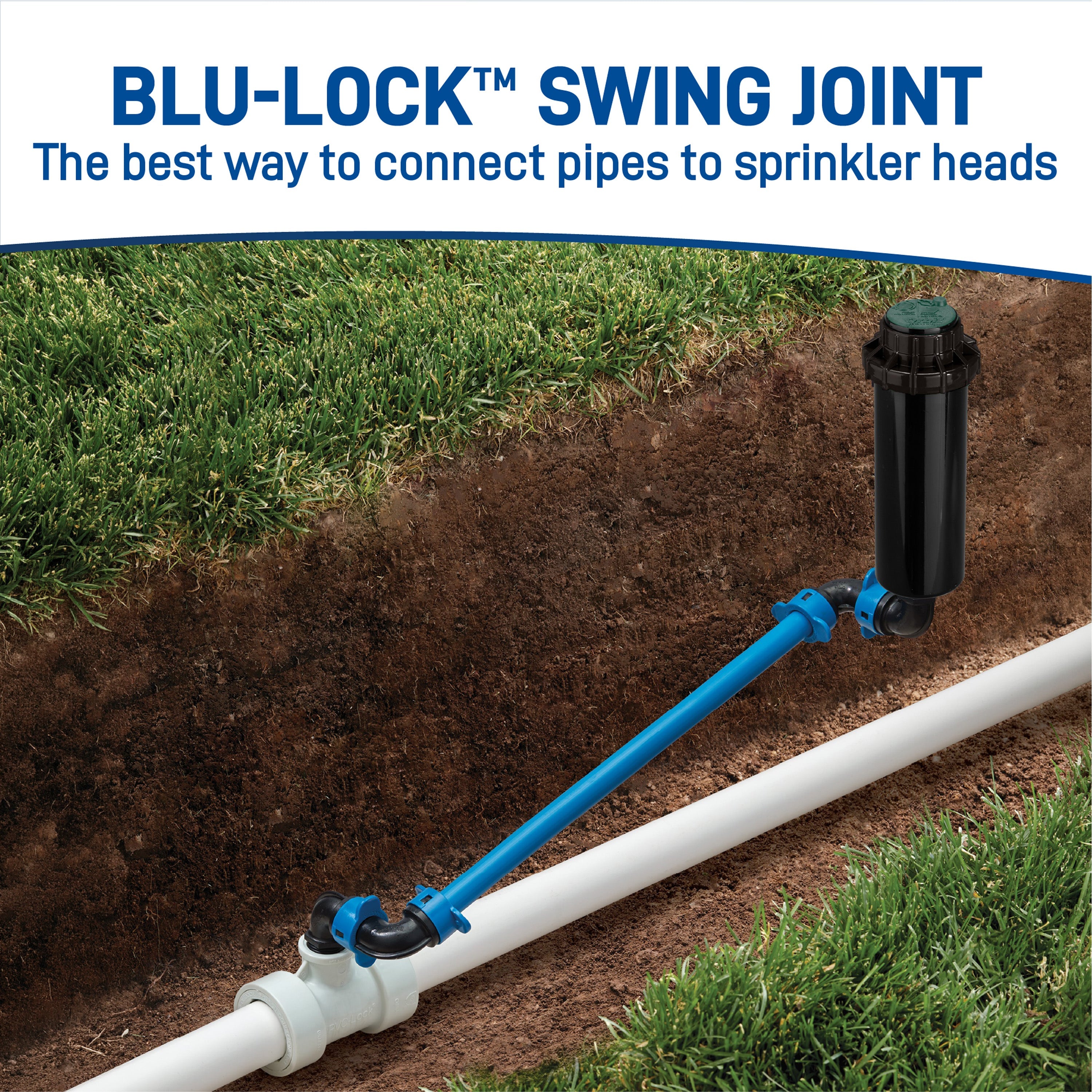 1/2" x 3/4" Blu-Lock Swing Joint 37268