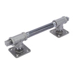 1/2 in. Tee Barn Door Handle, Mini-Square Flange – 10.75 in. L