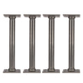 1 in. x 12 in. Square Flange Pipe Table Legs - 4 Pack