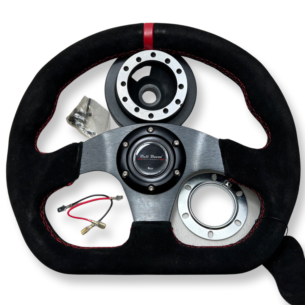 Steering Wheel + Hub Adapter Kit For BMW E46 M3 316 318 320 323 325 328 330