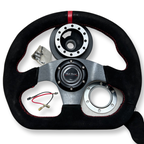 Steering Wheel + Hub Adapter Kit For BMW E46 M3 316 318 320 323 325 328 330