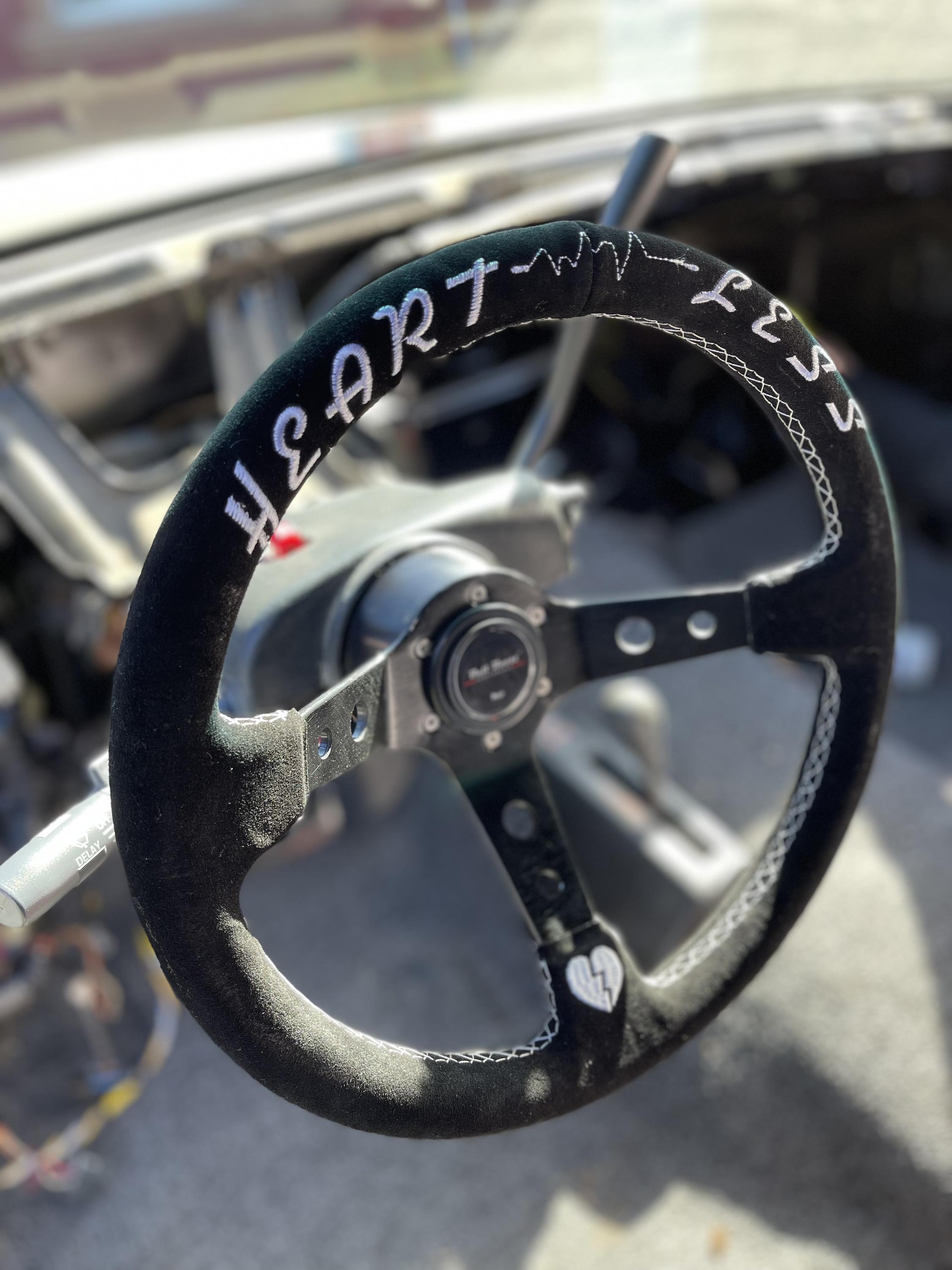 Suede Steering Wheel + Short Hub Adapter Kit For Acura Honda Accord Civic CR-Z