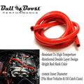 10mm 3/8 RED Vacuum Silicone Hose Racing Line Pipe Tube 4 Feet Per Order