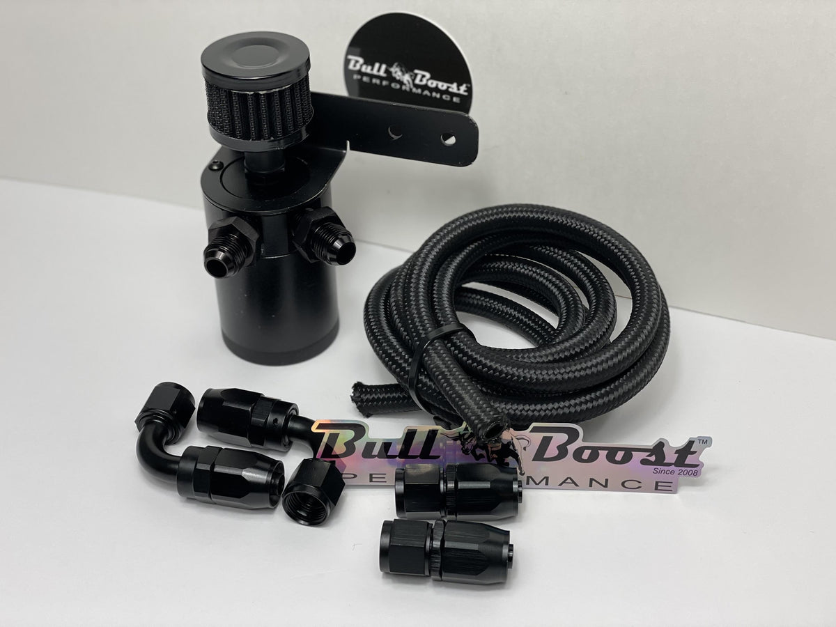 AN6 Performance Oil Catch Can Kit 2 Port -6AN +FILTER